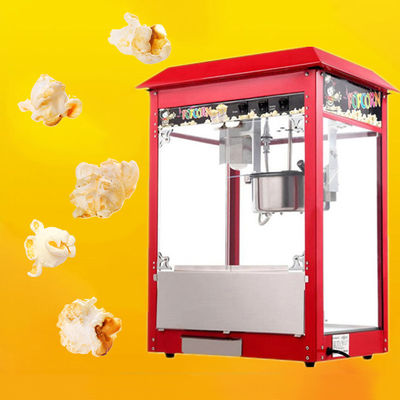 Red PLC Controlled Snack Food Machinery Made Of Stainless Steel