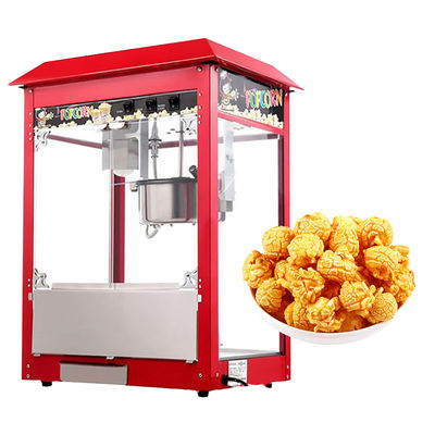Red PLC Controlled Snack Food Machinery Made Of Stainless Steel