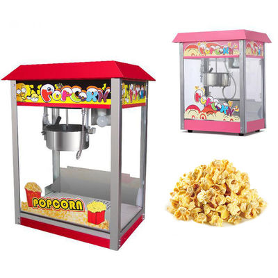PLC Controlled Commercial Pop Corn Machine 1300W Power Consumption