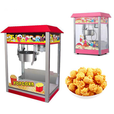 1.3KW Power Snack Food Machinery Big Electric Automatic Popcorn Maker