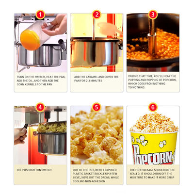 Switch Power Snack Food Machinery Automatic Electric Popcorn Maker、