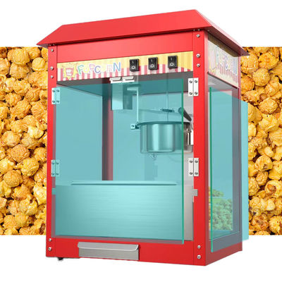 Stainless Steel 220V Red Snack Food Machinery High Productivity