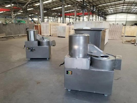 100kg commercial potato peeling cutting machine french fries cutter potato chips slicer