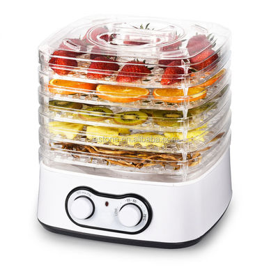 Good MOQ Hot sales Mechanical 5 trays home fruit dryer adjustable temperature vegetable fruit food dehydrator