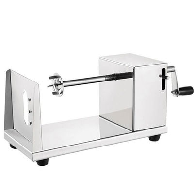 Stainless steel commercial manual industrial potato chip cutter / spiral potato slicer machine
