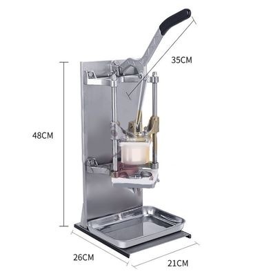 Hot selling Integral cleaning manual vegetable chopper potato chips French chip cutter machine Fruit slicer