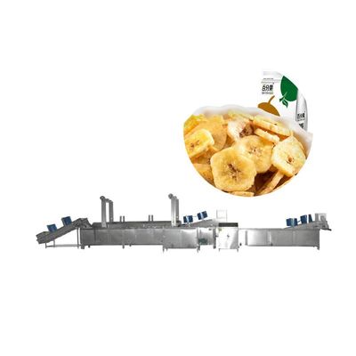 Small scale cheap banana peeling slicing frying packing plantain chips factory making equipment machine production line