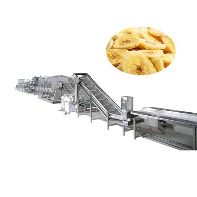 Small scale cheap banana peeling slicing frying packing plantain chips factory making equipment machine production line