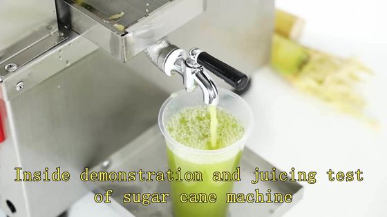 Factory direct sales electric sugarcane juicer machine commercial Stainless steel sugar cane machine