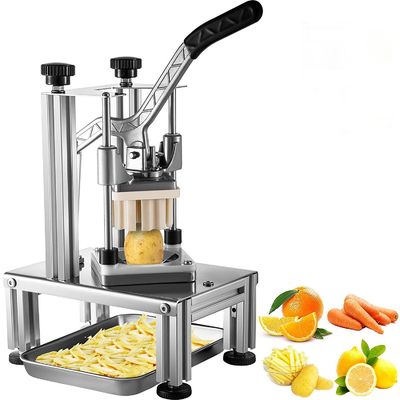 Multifunction SS 304 Vegetable Fruit Slicer , Potato Chopper Machine