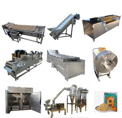 Automatic Ginger Garlic Powder Making Machine Dehydration