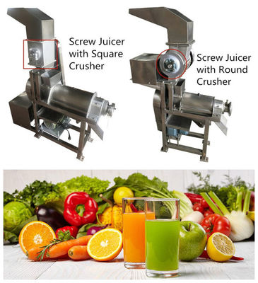 CE Stainless Steel Juice Crusher Machine 380v