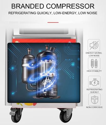 Cheap Soft Ice Cream Machine for Sale Snack Food Machinery