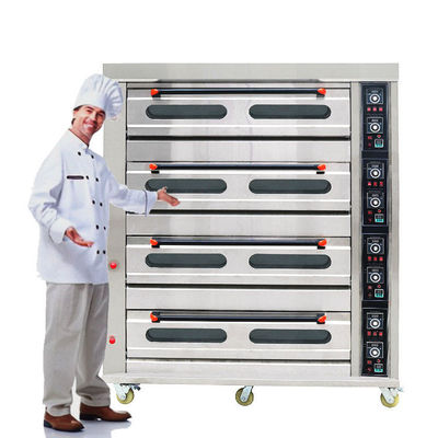 Manufacturer Commercial Electric Gas Deck Bread Baking Machine Bakery Oven Prices