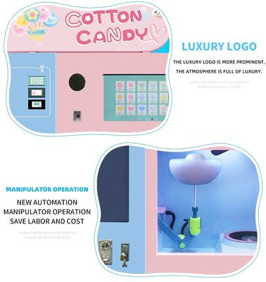 Hot Selling Automatic cotton candy vending machine Smart Commercial Electric Machine For Cotton Candy