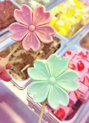 Double Pan Ice Cream Machine Fried With Freezer/Ice Cream Roller Machine