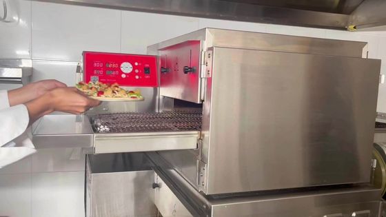 Electric 16 Inch Commercial Pizza Oven Conveyor Restaurant Kitchen Equipment