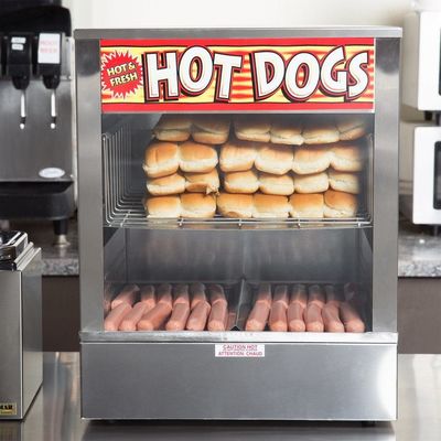 Supertise Plc Hot Dog Steamer Machine Commercial Electric Warmer Showcase