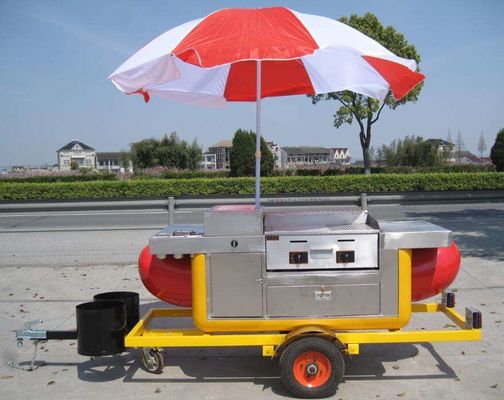 Hot Dog Rack Cart Casual Snack Food Machinery Stainless Steel