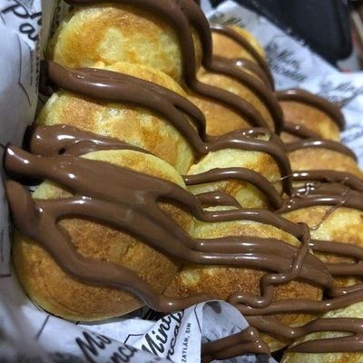 1800w Mini Dutch Poffertjes Pancakes Maker Machine For 50 Round Shape