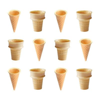 110v / 220v Ice Cream Cone Making Machine Semi Automatic