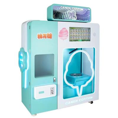 Automatic 400-2500w Candy Floss Vending Machine For Commercial Catering