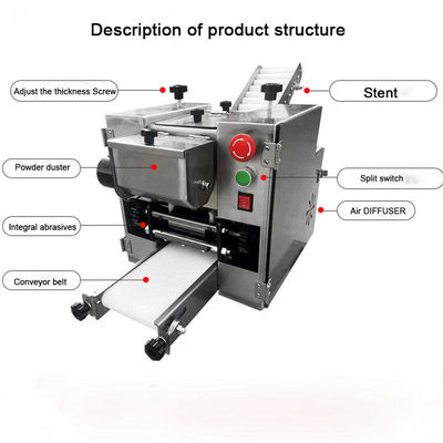 Automatic Chapati spaghetti tortilla tortilla and Spring rolls dumpling skin making machine