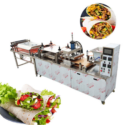 Fully Automatic Flour Tortilla Making Machine Electricity Heated For Restaurant