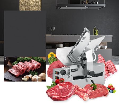 Hotels use 420w full automatic meat slicer for sale Efficient cutting, easy handling