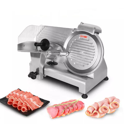250mm Table Top Commercial Semi-Automatic Frozen Meat Slicer cutting machine With Food Machinery