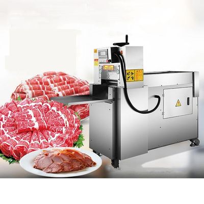 Fully automatic 304 stainless steel electric industrial frozen meat cutter