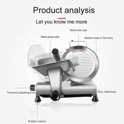 Multifunctional Stainless Steel Fresh Ham Cutting Machine Meat Slicer