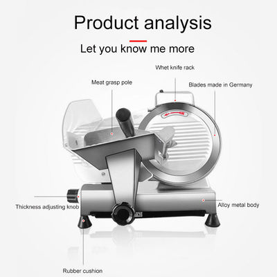 Multifunctional Stainless Steel Fresh Ham Cutting Machine Meat Slicer