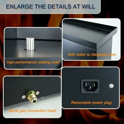 Chicken Grill Auto Rotating Gas Doner Kebab Machine Meat Product Making