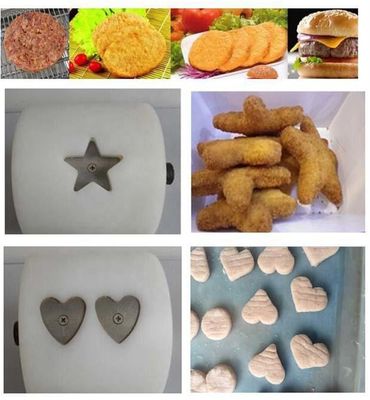 Commercial 10pcs/Min Burger Patty Forming Machine Stainless Steel