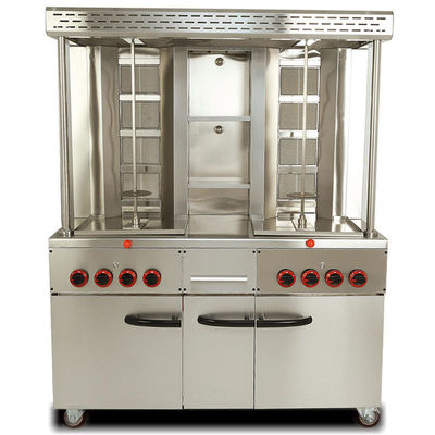 Stainless Steel Electric TüRkiye Commercial Barbecue Machine With Cabinet