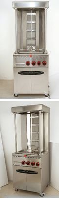 Stainless Steel Electric TüRkiye Commercial Barbecue Machine With Cabinet