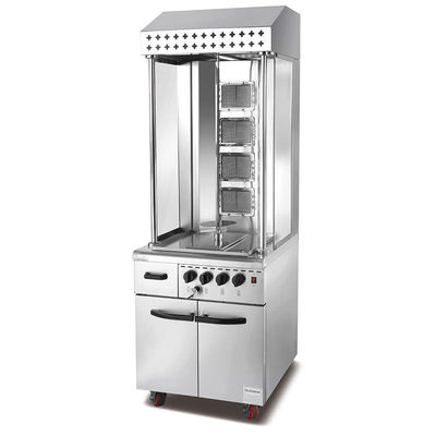 Commercial Gas / Electric 550L Shawarma Kebab Machine Freestanding High Performance