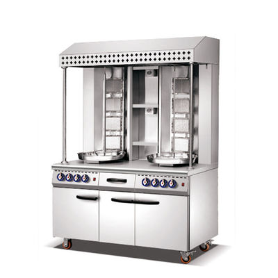 Commercial Gas / Electric 550L Shawarma Kebab Machine Freestanding High Performance