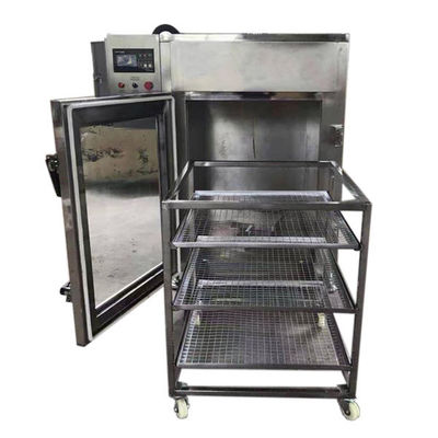 Multifunctional 100kg Commercial Fish Smoking Machine Stainless Steel