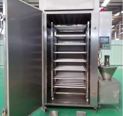 Multifunctional 100kg Commercial Fish Smoking Machine Stainless Steel