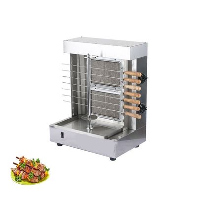 Stainless Steel Rotary Barbecue Stoves With 2 Burners And Inclined Stoves