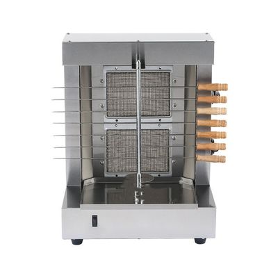 Stainless Steel Rotary Barbecue Stoves With 2 Burners And Inclined Stoves