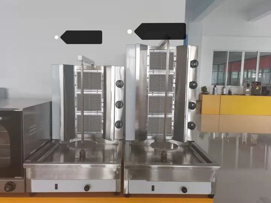 Gas Type 6 Course Barbecue Skewer Machine Automatic