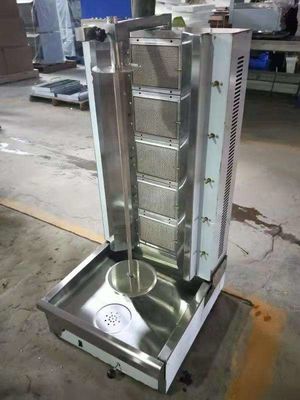 Gas Type 6 Course Barbecue Skewer Machine Automatic