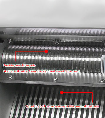 Stainless Steel Automatic Tapioca Pearl Maker Silver Multi Functional In Milk Tea Shop