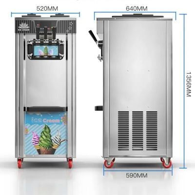 110v Diy Ice Cream Maker Machine 1850w Ce Passed