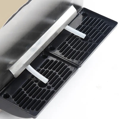 Commercial Stainless Steel Double Tank Slush Machine Ice Crush 1000w
