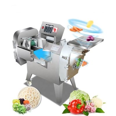 Silver Stainless Steel Cutting Machine Multi Functional In Green Onion Vegetable Potato Fruit