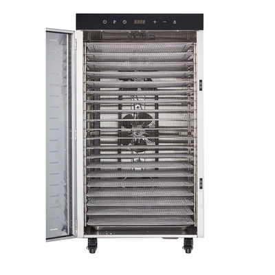 Single Zone 20 Trays Commercial Dehydrator Drying Industrial Machine Fruits Vegetables